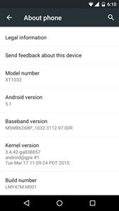 Fotografía - [OTA Télécharger] Moto G Google Play édition OTA vers Android 5.1 avait commencé à offrir